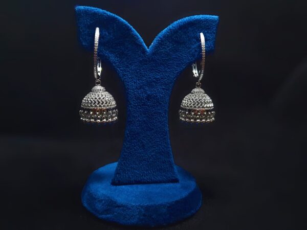 Bali Jumki White Gold Plated - Image 4