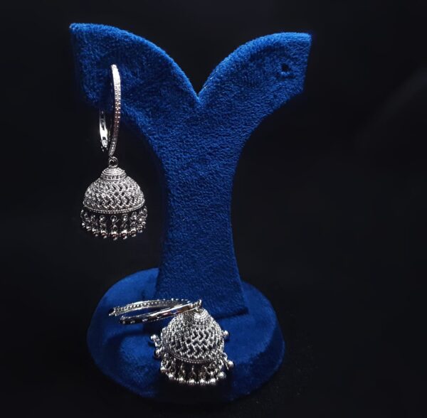 Bali Jumki White Gold Plated - Image 3