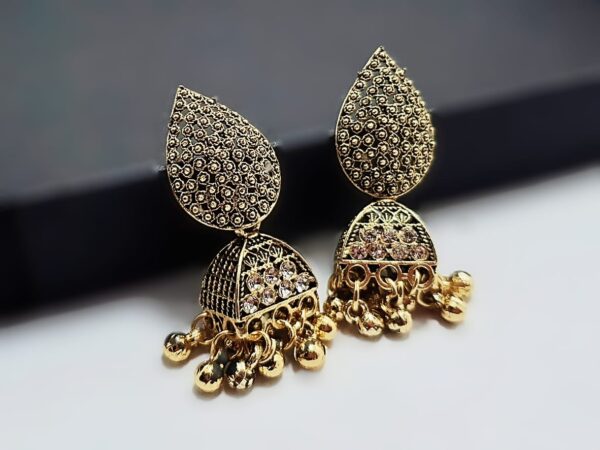 Antique  Royal Filigree Jhumka Earrings