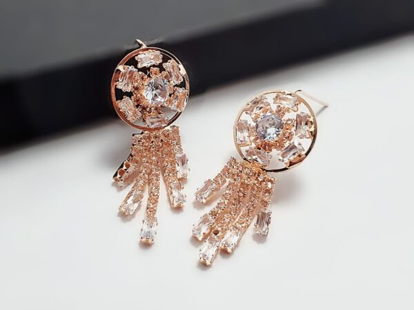 Zircon Stone Earrings – Elegant & Radiant - Image 2