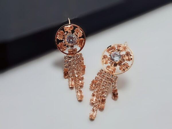 Zircon Stone Earrings – Elegant & Radiant - Image 3